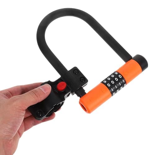 U-Shaped Bike Security Code Lock with 4 Digit Resettable Combination — view 4