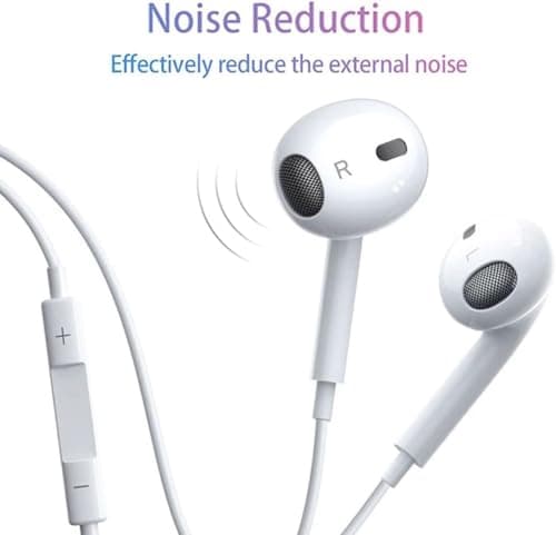 Spy Tec Earphones,In-Ear Headphones Wired Earbuds, Noise Isolating Headset Noise Isolation Corded for 3.5mm Jack Ear Buds for iPhone, iPad, Samsung, Computer, Laptop, Gaming, Sports, MP3 Players etc. — view 2