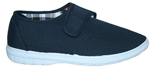 Mens Wider Fitting Casual Holiday Beach Walking Canvas Pump Trainers Deck Shoes Loafer Size 7-12 (Kevin Navy, UK Footwear Size System, Adult, Men, Numeric, Medium, 9) — view 6