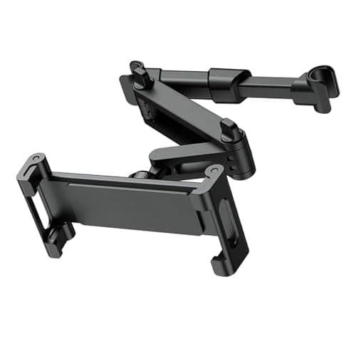 Times Mark Car Headrest Tablet Holder,360° Rotating Back Seat Tablet Mount