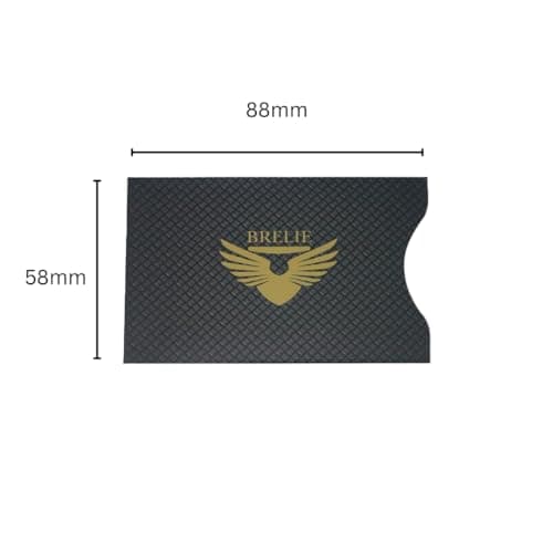 BRELIE RFID Blocking Sleeves- Credit Card Protector, Contactless Security Protector, Protection from Cyber & Identity Theft, Credit Card Sleeves x2 Each Pack — view 2