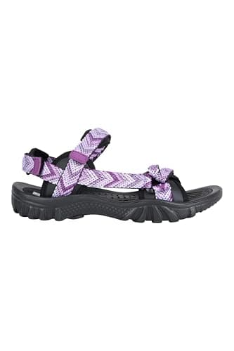 Mountain Warehouse Cyprus Womens Summer Walking Sandal Purple 6 — view 3