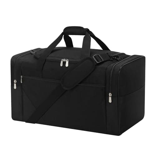LONALIA 45L Duffel Bag, 21 inch, Black