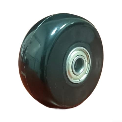 4pcs Suitcase Wheels 56x24mm Plastic Core Repair Kit 4pcs Suitcase(White) — view 3