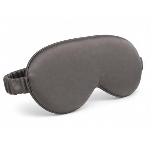 SnoozZy Soft Satin Sleep Mask, Charcoal, Lightweight, Twinpack - Travel, Flight, Sleep, Relax — view 4
