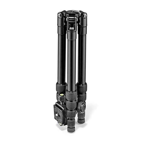 Manfrotto MKELES5BK-BH, Element Small Traveller Tripod with Aluminium Ball Head, Telescopic Column, Payload 6 kg, for CSC, DSLR, Mirrorless, Black — view 3