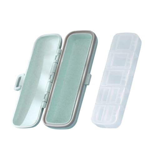Portable for Medicine Day 7 with 7 Compartments Container Travel