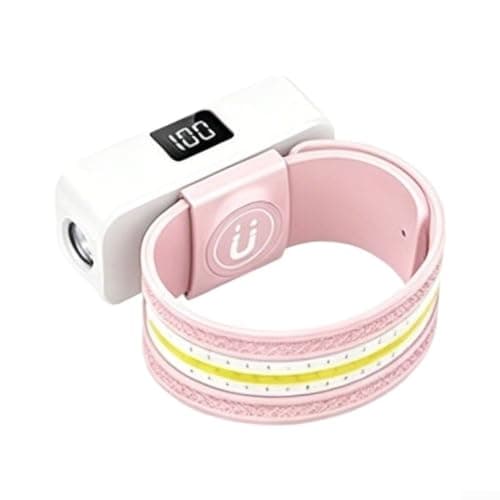 Rechargeable Headlamp 350 Lumens for Running Cycling Camping(Pink) — view 2