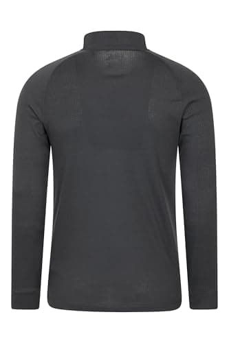 Mountain Warehouse Talus Mens Base Layer Top Multipack - Breathable, Moisture Wicking, Isotherm Top - Autumn Winter, Outdoors, Travelling & Hiking Charcoal (Multipack) L — view 4