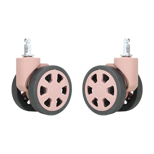 hogtnd Spare Wheels Quiet Versatile 1 Pair for Luggage Smooth Rolling Luggage Suitcase Wheel Replacement, red, Mass Beauty — view 6