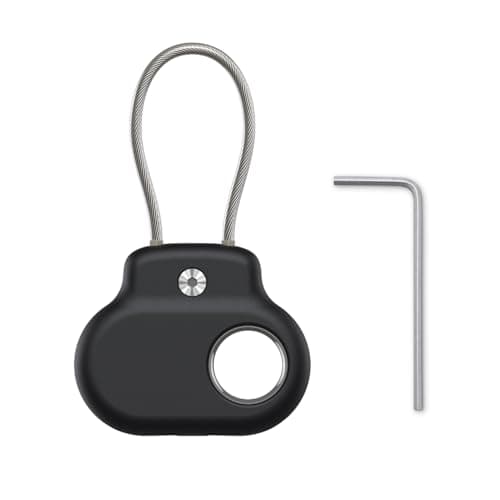 Sichy SmartTag2 Holder for Samsung Galaxy SmartTag 2 with Wire Cable, Anti Lost, Anti-Scratch Keyring Case for Pet Collar, Key, Bag, Luggage - 360° Protective Smart Tag 2 Accessory Cover