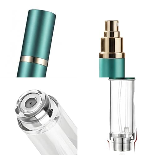 BMYUK Perfume Atomiser 5ml Portable Travel Spray Bottle Refillable Mini Size Perfume Atomizer Bottom Filling for Women and Men Purse Handbag Pocket Luggage (Green) — view 5