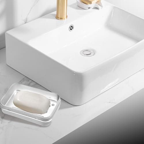 Dorccsi Stainless Steel Soap Container Travel Case Self Draining Soap Dish With Lid 3.8x2.7x1.2 Inch Rectangular Bar Soap Holder For Gym Travel Camping Bathroom — view 4