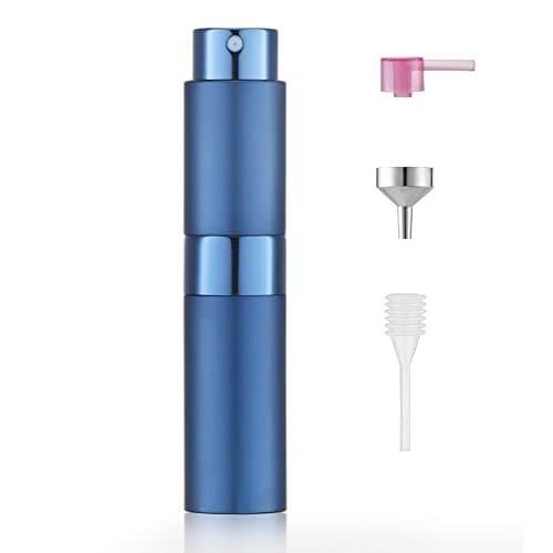 Toureal Travel Perfume Atomiser Refillable, 8ml Atomiser Spray Bottle,Blue