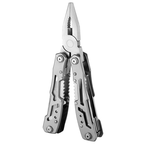 14-in-1 Multi-Functional Folding Pliers, Portable & Durable Stainless Steel Utility Tools Multi-Purpose Pocket Tool Multitool for Outdoor Activities, DIY Activities