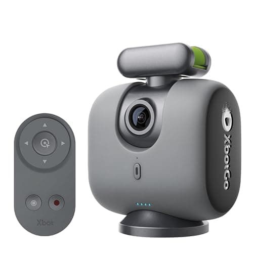 XbotGo Chameleon AI Auto Sports Action Camera - 4K 60FPS Soccer Camera and Basketball Tracking Camera for Team Sports, Live Streaming, No Subscription, Works with iOS & Android (Lava Graphite)