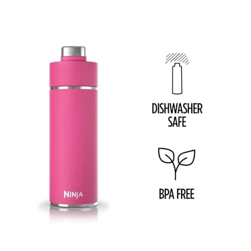 Ninja Thirsti 700ml Water Bottle with Leak-Proof Lid, Hot Pink DW2401EUUKBP — view 6