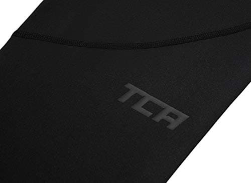TCA Men Pro Performance Compression Leggings Thermal Base Layer Tights - Black Stealth, M — view 4