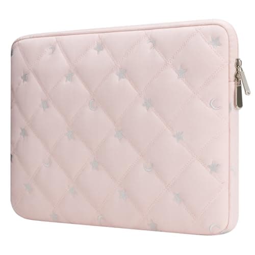 HEDUGO 13 14 inch Laptop Sleeve Bag Portable Laptop Case Soft Lining Carrying Case Padded Computer Pouch Cover Compatible with 13 Inch MacBook Air/Pro 14 Inch MacBook Pro, Pink