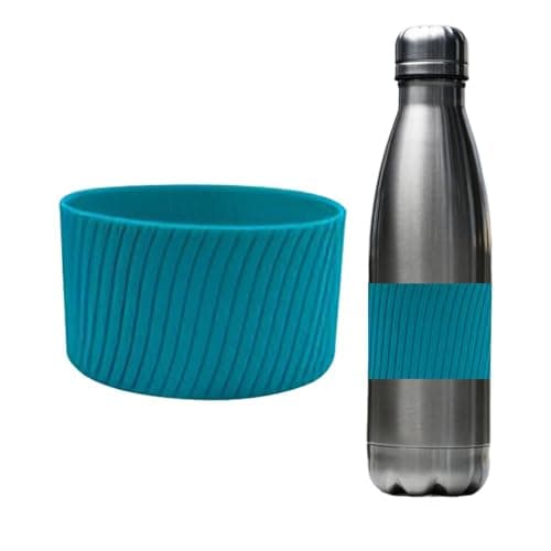 Reusable Silicone Coffee Sleeve – Heat-Resistant Drink Holder, Anti-Slip Cup Cover, Mug Protector | Soft Silicone Grip for Hot and Cold Beverages, Tumblers, Travel Mugs, Office or Home Use