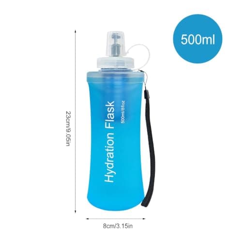 Soft Flask Running Bottles Reusable Wide-Mouth Portable Flask with Filter — view 6