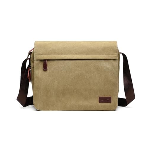 Kono Messenger Bags for Men, Medium Man Bag with Multiple Pockets