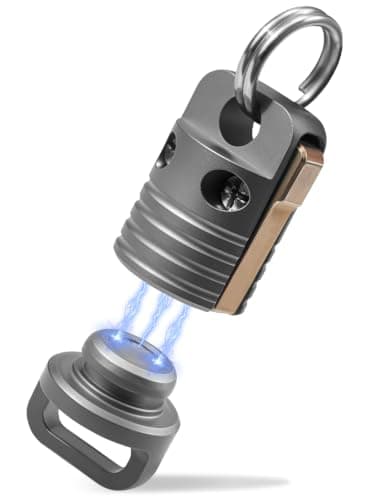 RUKUHOT Magnetic Quick Release Keychain, Detachable EDC Key Ring with Strong Magnetic Lock