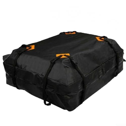 Large 425L Car Roof Bag, Heavy Duty 420D Oxford Waterproof Cargo Luggage Storage Box With Secure Straps, For Road Trips And Camping