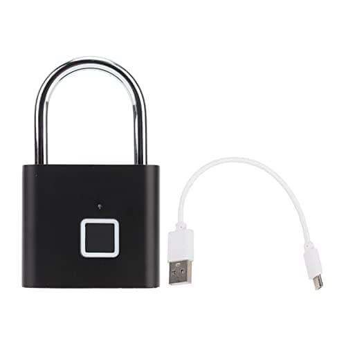 Sixrun Fingerprint Padlock Zinc Alloy 0.5S Unlock — view 6