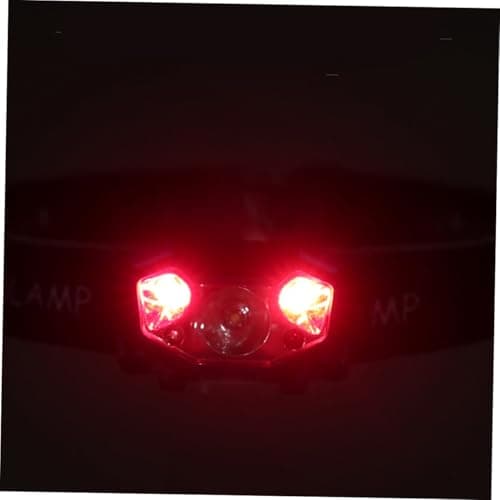 TOYANDONA USB Rechargeable Red Light Night Running Headlamp with Gesture Control and Induction Mode, Lightweight Plastic Mini Lamp for Outdoor Sports, Home Maintenance and Caving — view 5