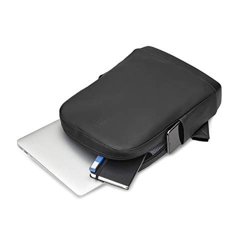 Moleskine Classic Collection Small Backpack, Laptop Compatible Backpack for Laptop, Notebook and iPad up to 13", Dimensions 27x36x9 cm, Black — view 5