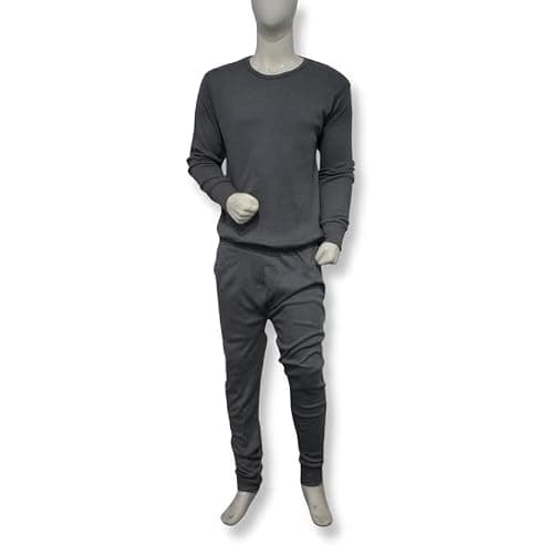 Qomfy Thermal Bottom Underwear Unisex Ultra-Soft Lightweight Long Set with Fleece Lined Base Quick-Dry Function Layer Winter Skiing Warm Bottom -XL — view 5