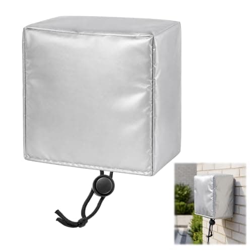 QhgPnt 1 PC EV Charging Station Weather Cover, Oxford Fabric Outdoor Portable EV Charger Plug Port Cover, Silver Charging Port Protection (40x32x20 cm)