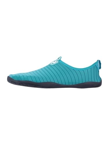Two Bare Feet Slip-On Aqua Shoes – Unisex Water Shoes for Swimming, Beach, Surf, Pool & Travel – Quick Dry Barefoot Design with Non-Slip Sole (Teal, UK 6) — view 6