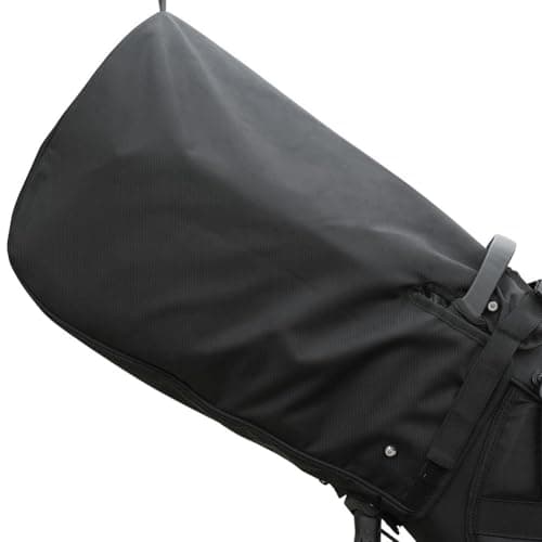 Bopfimer Universal Golf Bag Rain Cover – Waterproof Dustproof Oxford Cloth Protector with Adjustable Buckle, Fits 8.5-9 Inch Golf Stand & Cart Bags with Top Handle, Foldable Golf Bag Accessory — view 2
