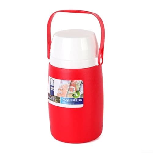 Insulated Sports Water Jug 1L Portable Cooler Bottle With Handle, For Camping Picnic Beach Outdoor Hydration Red Blue(Blue) — view 4