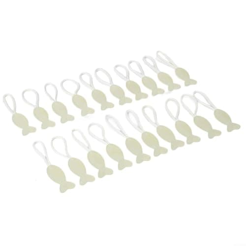 20pcs Luminous Zipper Pulls Glow in Dark for Camping Tents Backpacks Luggage Repair Kit Tool Free Fix — view 5