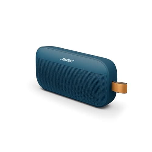 Bose SoundLink Flex Portable Bluetooth Speaker (2nd Gen), Small Portable Wireless Outdoor Speaker with Hi-Fi Audio, Up to 12h Battery Life, Waterproof and Dustproof, Twilight Blue - Limited Edition