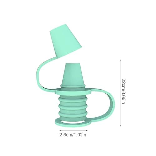 Silicone Bottles Top, Spill-Proof Water Bottle Cap for Bottle-Feeding, Safe and Odorless Bottles Spout Adapter Attachment for Car Travel Outdoor — view 5