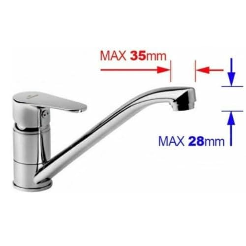 Bradas Garden Hose Tap Adapter – Easy Installation Adjustable Tap Connector – Universal Fit for Kitchen and Garden Faucets — view 2