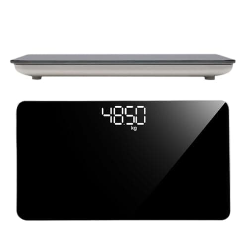 Rechargeable Travel Weight Scale and 4 Sensors with Mirror Surface