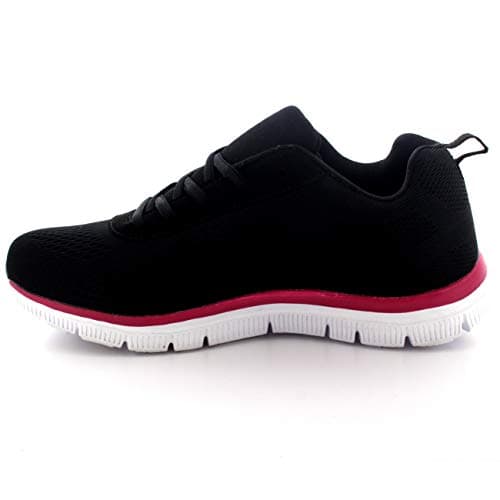 Get Fit Women’s Slip-On Walking Shoes - Lightweight Breathable Trainers with Memory Foam - Casual Work Sneakers - Comfortable Gym, Travel & Everyday Wear - Navy - UK6/EU63 — view 2