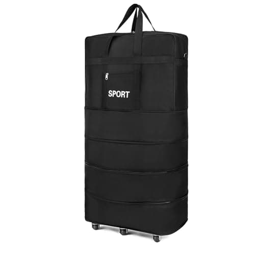 ZJchao Suitcases with Wheels, Collapsible Luggage with Wheels Expandable Foldable Luggage Bag Suitcase Foldie Travel Bag Expandable for Men Women (25inch) — view 3