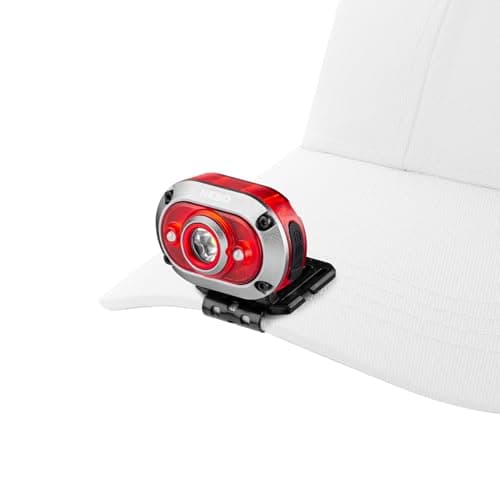 NEBO Mycro 450 – 450 Lumen Rechargeable Head Torch & Cap Light, Red — view 2