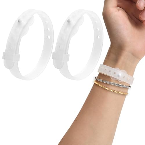 SZSTYYP Nausea Bands for Morning Sickness Relief Motion Sickness Bands Sea Sickness Wristbands Adjustable Acupressure Nausea Wristband-Transparent