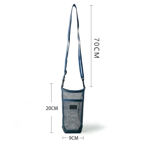 2pcs Mesh Water Bottle Pouch for Camping and Outdoor Travel — view 2