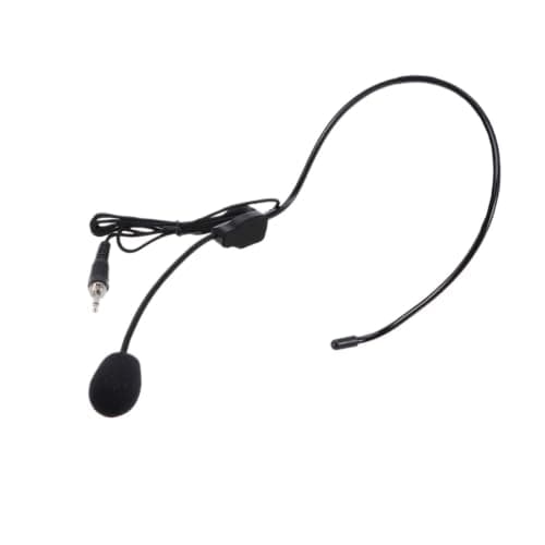 Headset Microphone Black 3.5mm Plug for Teachers Back to School