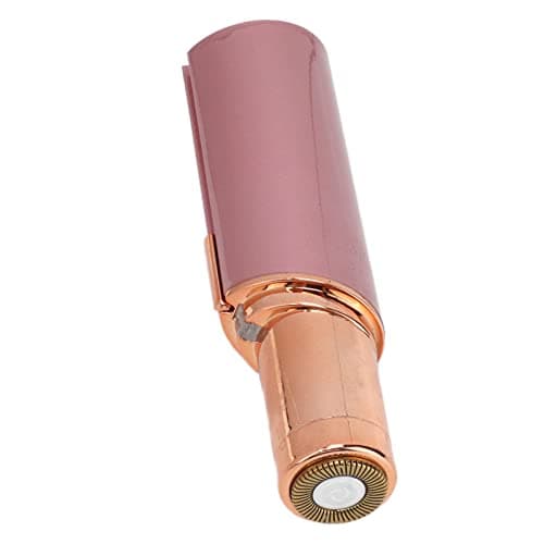 Denash Facial Hair Trimmer, Electric Face for Women, Lipstick Shaped Mini USB Charging Shaver, Portable Hair Remover for Travel Touch Up (Rose Gold UBS) — view 2