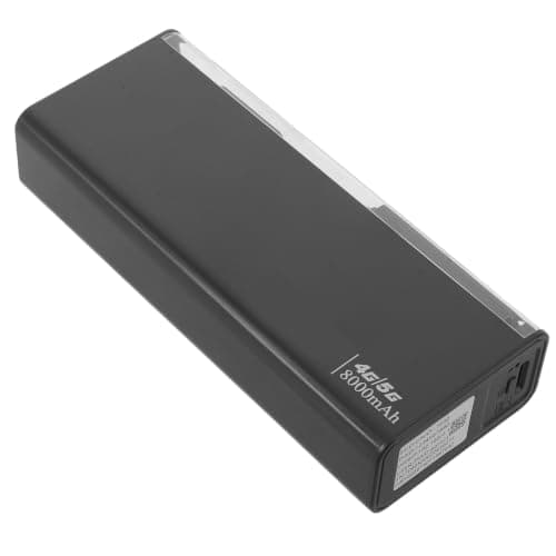 YARNOW SIM Card 4G WiFi Router, 8000mAh Battery Unlocked Mobile Hotspot