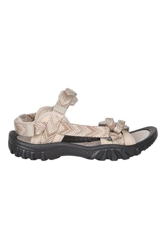Mountain Warehouse Cyprus Womens Summer Walking Sandal Taupe 6 — view 2